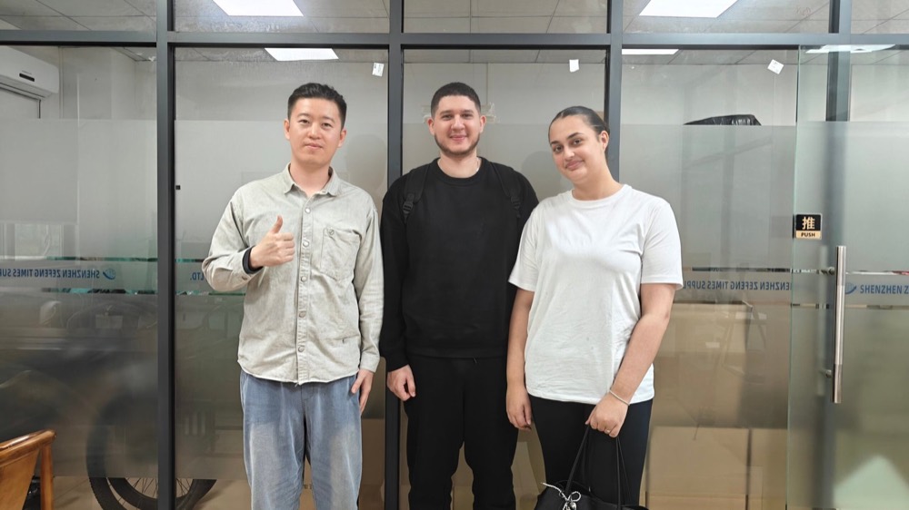 Rencontre avec un client en Chine